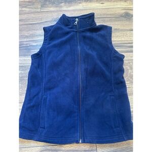 Lyndon Trading Company Kids Blue Fleece Zip Up Vest Size 7‎